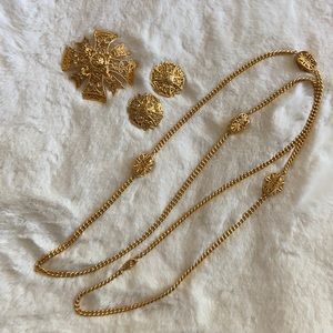 KJL Kenneth Jay Lane jewelry set parure